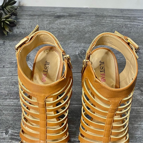 JustFab Beja Gladiator Heels - Picture 7 of 15